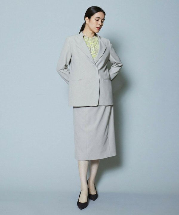 【Lサイズ】梳毛調2WAYストレッチスカート 詳細画像