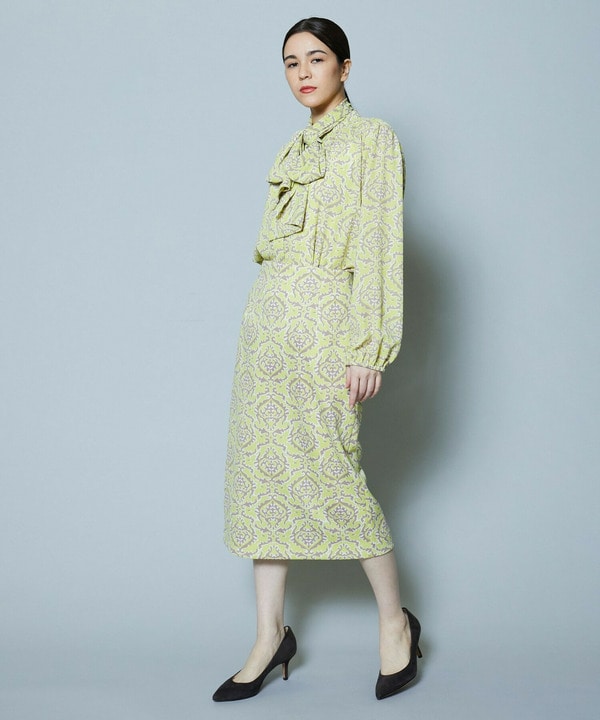 【Lサイズ】ポンチアラベスクptスカート 詳細画像