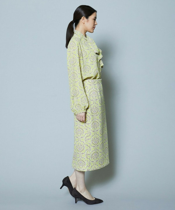 【Lサイズ】ポンチアラベスクptスカート 詳細画像