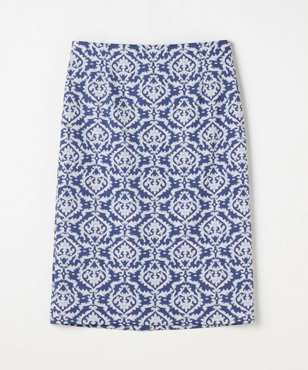 【Lサイズ】ポンチアラベスクptスカート 詳細画像 ブルー系その他