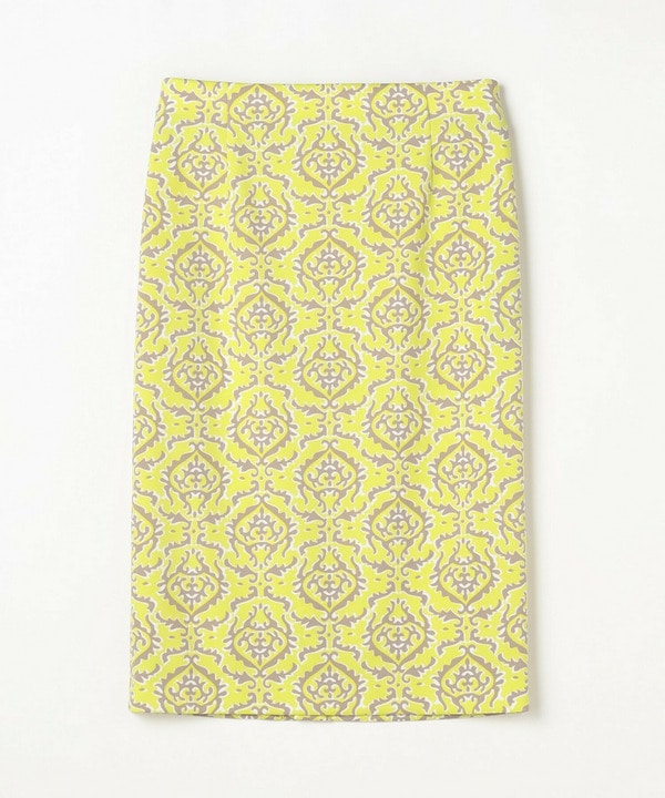 【Lサイズ】ポンチアラベスクptスカート 詳細画像 イエロー系その他