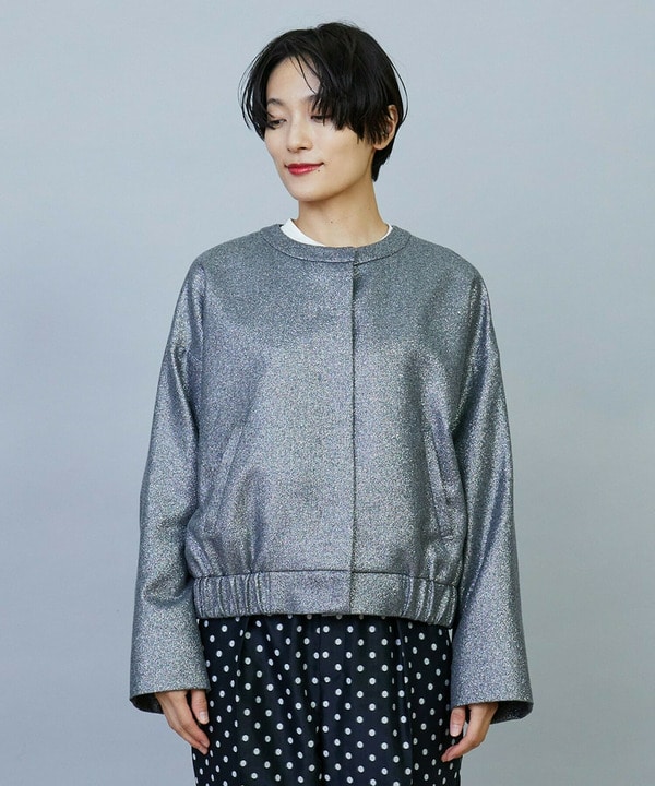 【Lサイズ】ラメウールジャケット 詳細画像