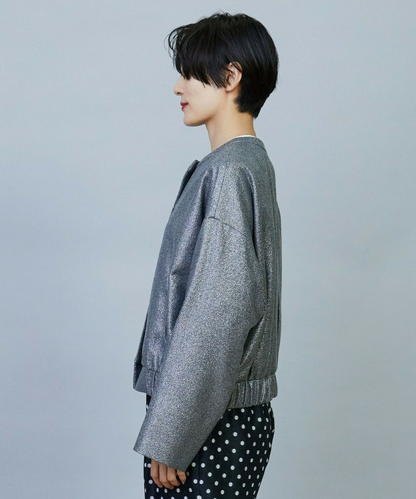 【Lサイズ】ラメウールジャケット 詳細画像
