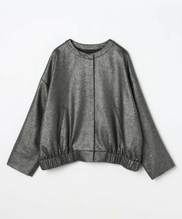 【Lサイズ】ラメウールジャケット 詳細画像 シルバー