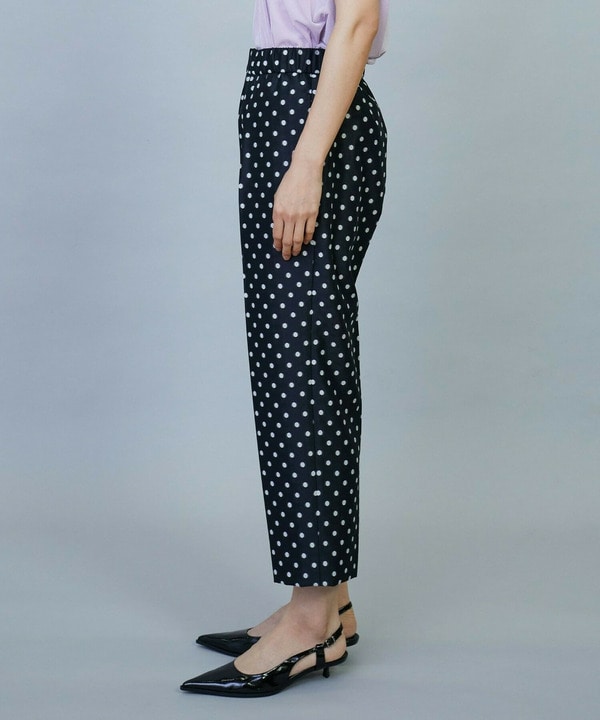 【Lサイズ】ヴィスコースドットジャガードパンツ 詳細画像
