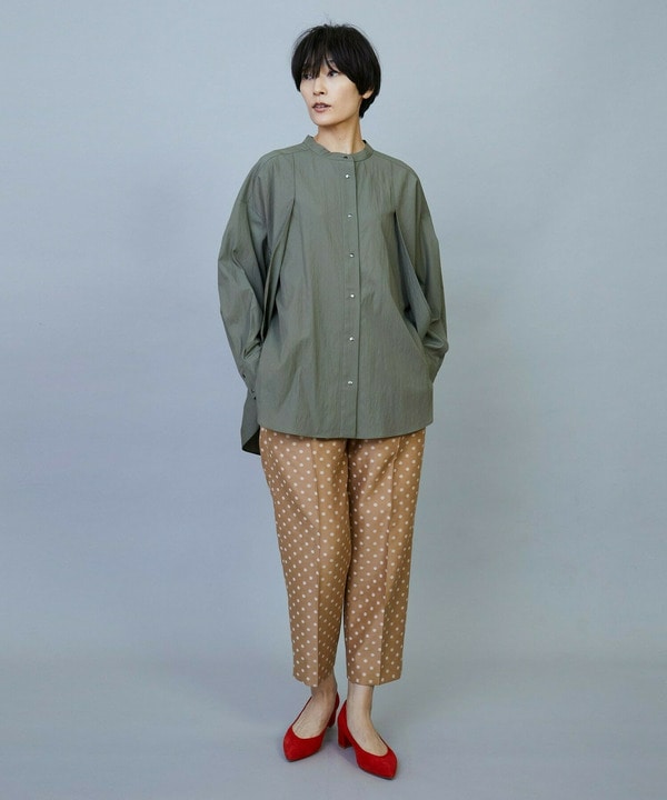 【Lサイズ】ヴィスコースドットジャガードパンツ 詳細画像