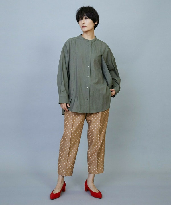 【Lサイズ】ヴィスコースドットジャガードパンツ 詳細画像