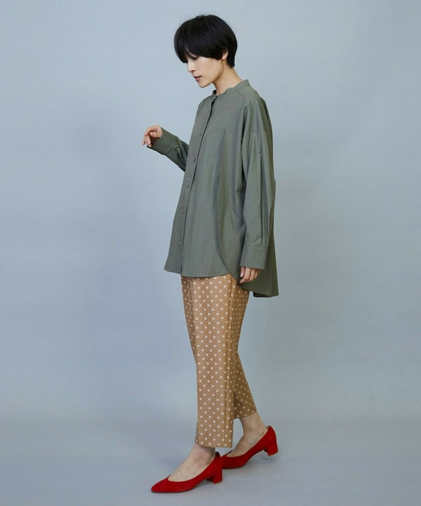 【Lサイズ】ヴィスコースドットジャガードパンツ 詳細画像