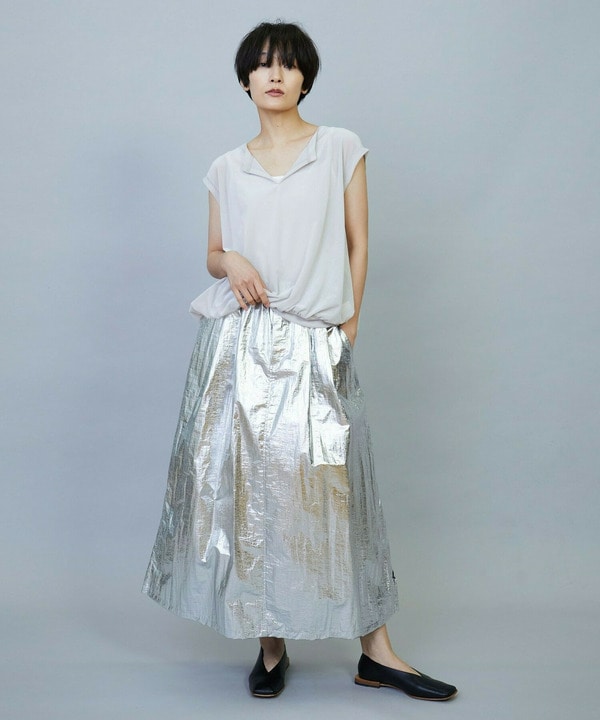 【Lサイズ】ナイロンフォイルスカート 詳細画像