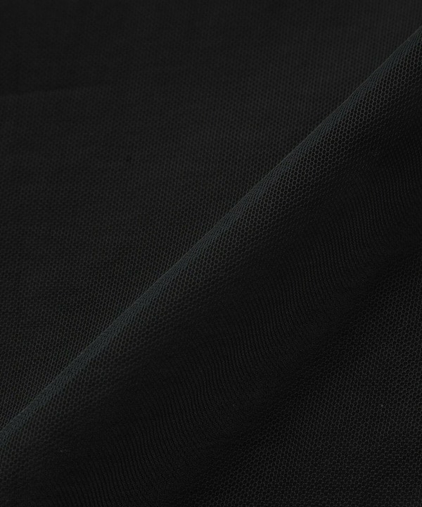 【Lサイズ】ソフトチュール&times;天竺ドッキングプルオーバー 詳細画像