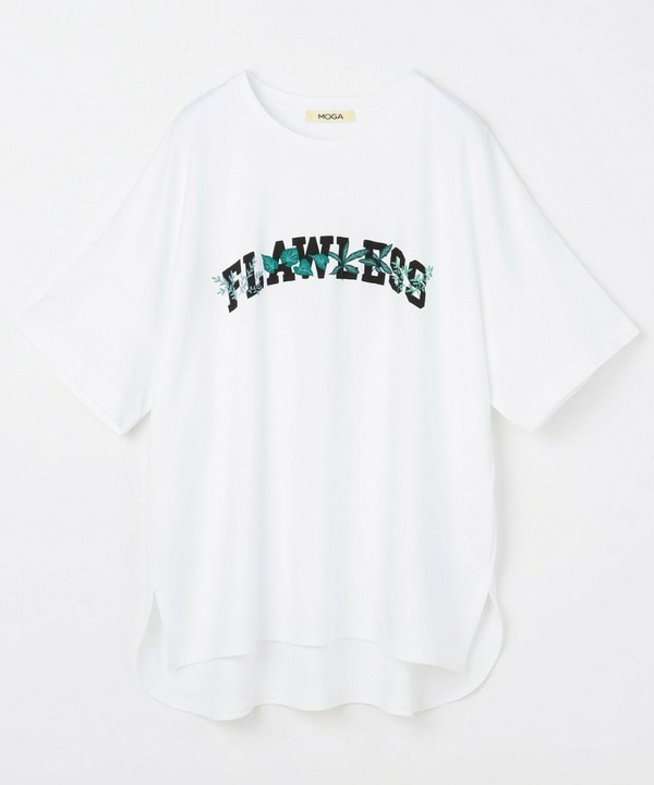 【Lサイズ】SHOGO SEKINE&times;MOGA コラボプリントT [Arch ROGO] 詳細画像 オフホワイト