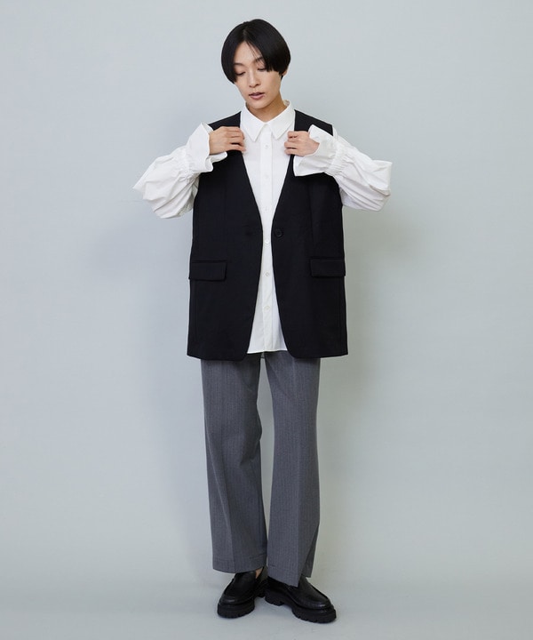 【Lサイズ】パウダーツイルストレッチジレ 詳細画像