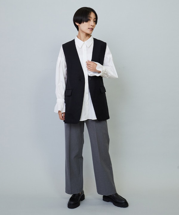 【Lサイズ】パウダーツイルストレッチジレ 詳細画像