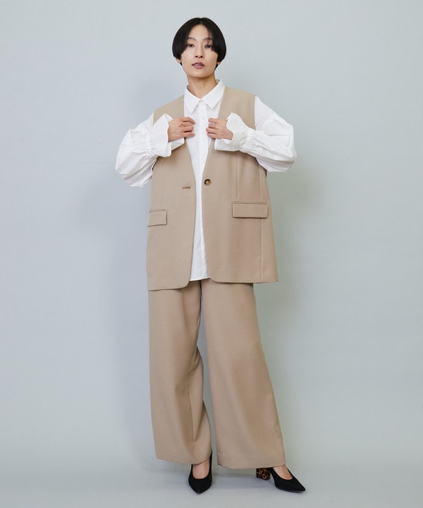 【Lサイズ】パウダーツイルストレッチジレ 詳細画像