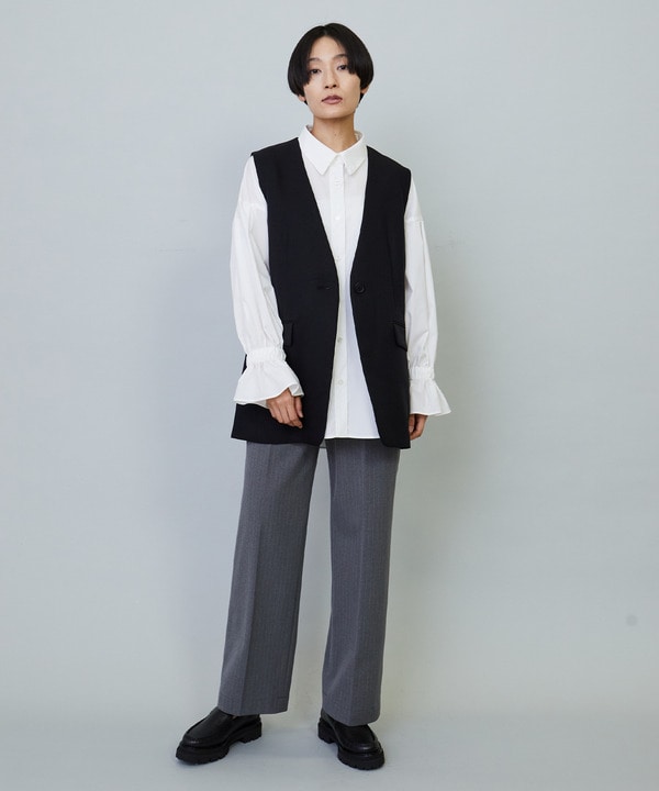 【Lサイズ】パウダーツイルストレッチジレ 詳細画像