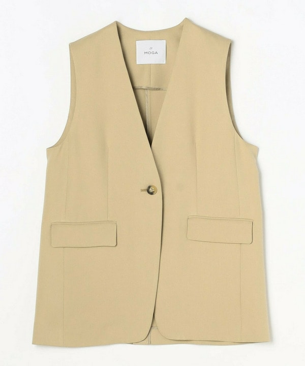 【Lサイズ】パウダーツイルストレッチジレ 詳細画像 ベージュ