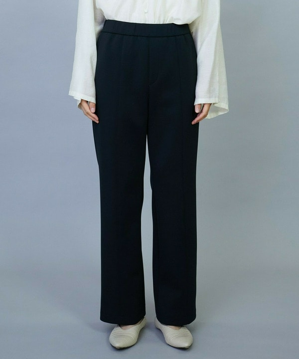 【Lサイズ】トリアセダンボールピンタックストレートパンツ 詳細画像
