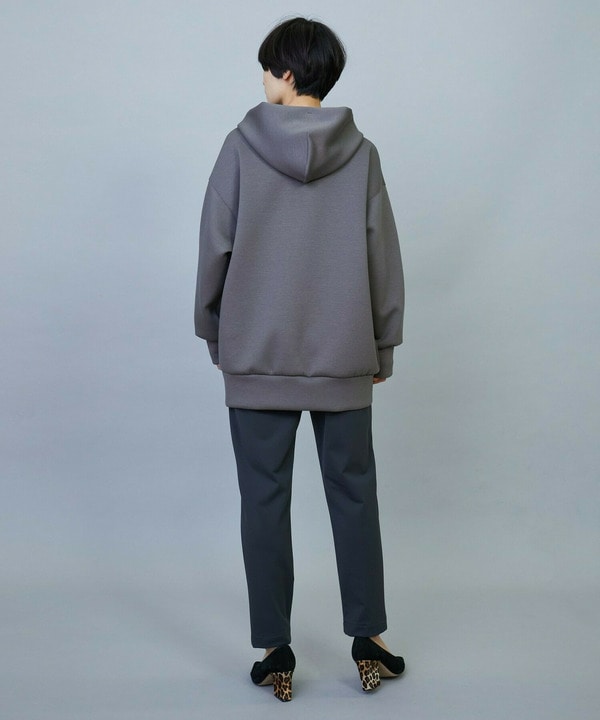 【大きいサイズ】メリルハイテンション裏起毛テーパードパンツ 詳細画像