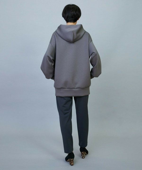【大きいサイズ】メリルハイテンション裏起毛テーパードパンツ 詳細画像