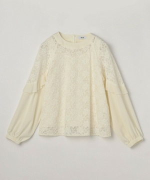 【Lサイズ】MOGA Collection　レースドッキングブラウス