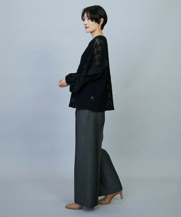 【Lサイズ】MOGA Collection　レースドッキングブラウス 詳細画像