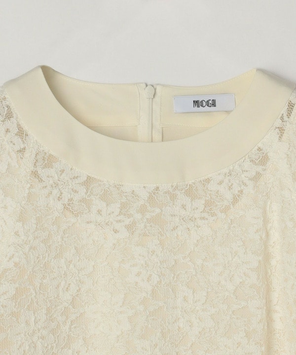 【Lサイズ】MOGA Collection　レースドッキングブラウス 詳細画像