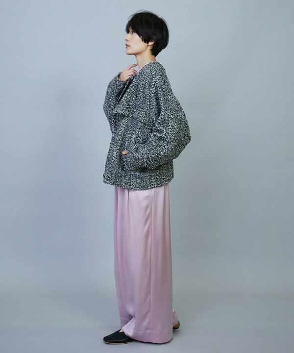 【Lサイズ】ソアパールサテンワイドパンツ 詳細画像