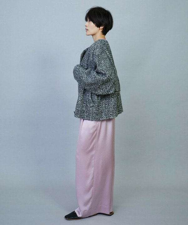 【Lサイズ】ソアパールサテンワイドパンツ 詳細画像