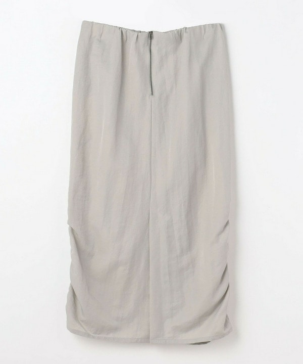 【Lサイズ】ナイロンタフタIラインスカート 詳細画像