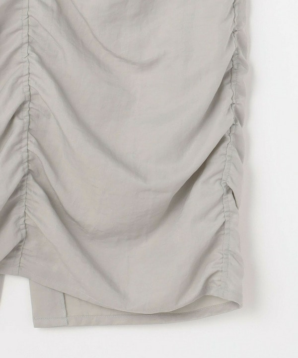 【Lサイズ】ナイロンタフタIラインスカート 詳細画像