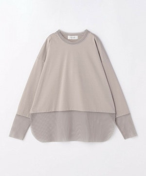 【Lサイズ】feerique 　メッシュドッキングプルオーバー