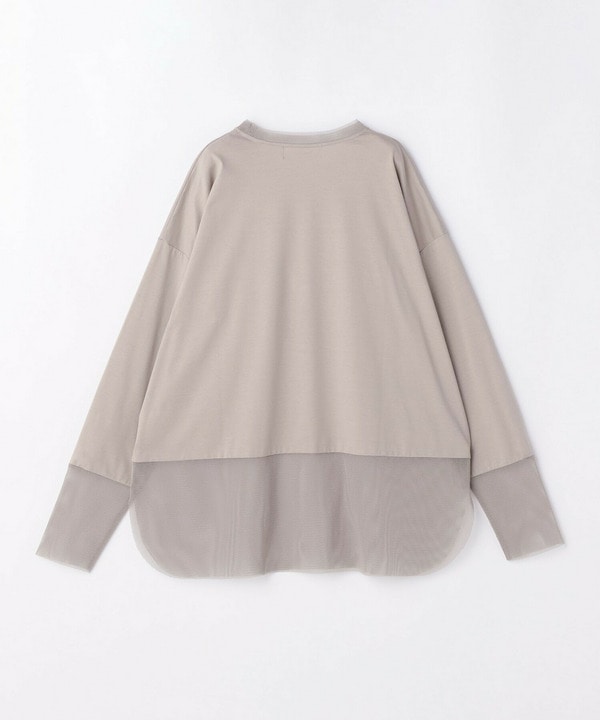 【Lサイズ】feerique 　メッシュドッキングプルオーバー 詳細画像