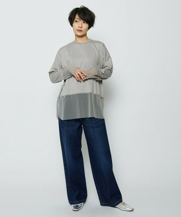 【Lサイズ】feerique 　メッシュドッキングプルオーバー 詳細画像