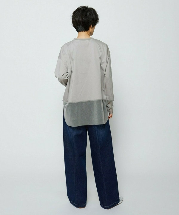 【Lサイズ】feerique 　メッシュドッキングプルオーバー 詳細画像