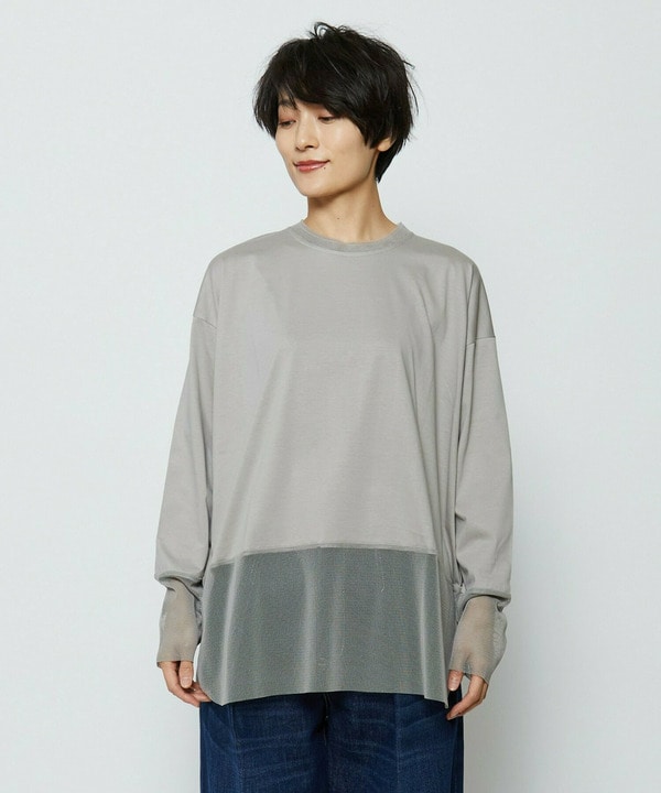 【Lサイズ】feerique 　メッシュドッキングプルオーバー 詳細画像