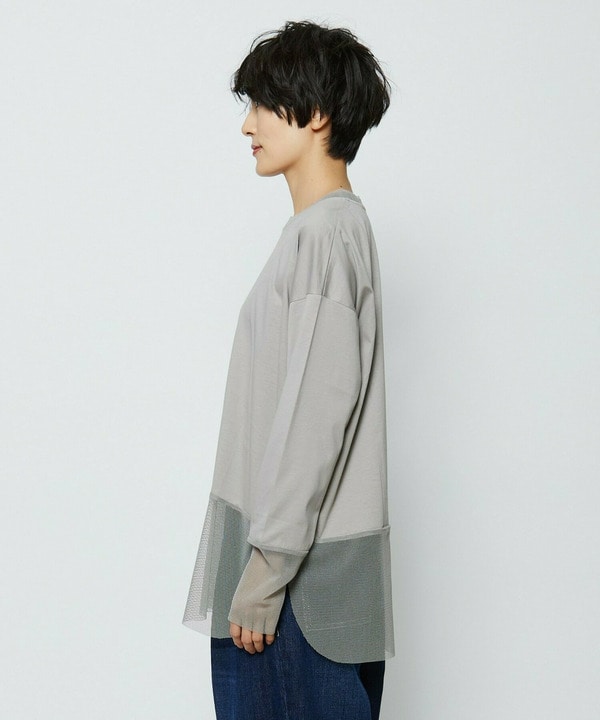 【Lサイズ】feerique 　メッシュドッキングプルオーバー 詳細画像