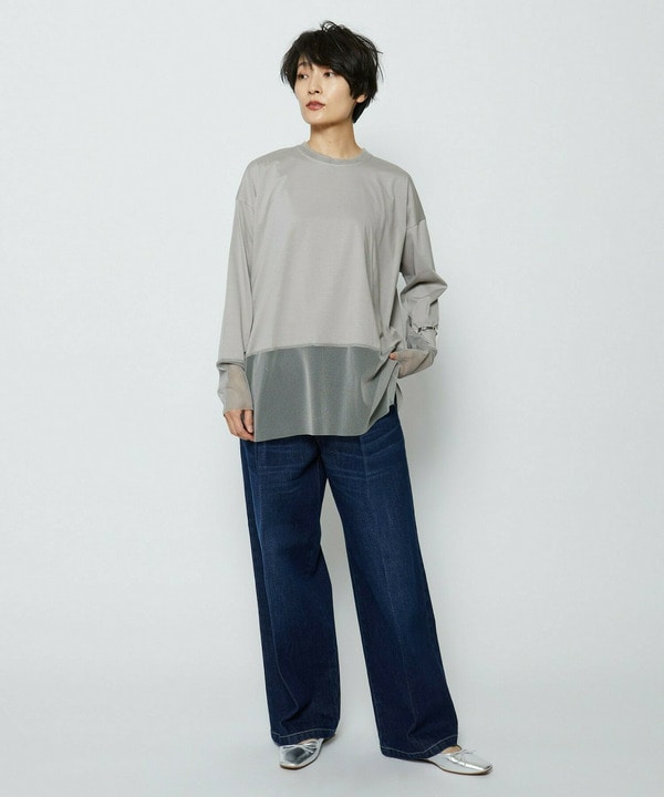 【Lサイズ】feerique 　メッシュドッキングプルオーバー 詳細画像