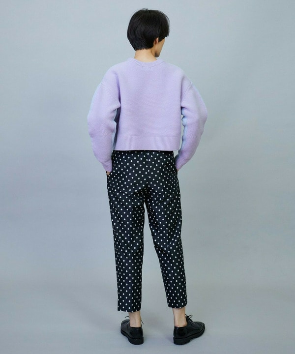 【大きいサイズ】ANNUAL&times;MOGA　ウールカシミヤバイカラープルオーバー 詳細画像