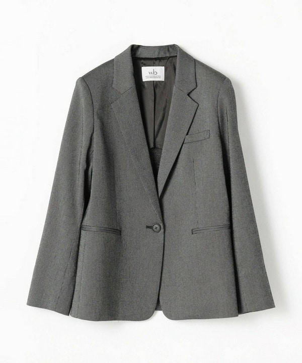 【Lサイズ】wb　ドビーストレッチジャケット 詳細画像 グレー系その他