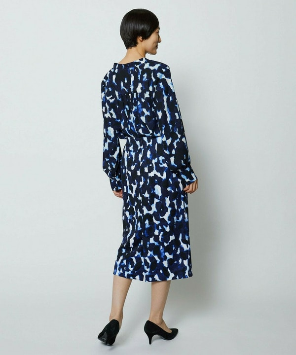 【Lサイズ】wb　ポンチミスティプリントタイトスカート 詳細画像