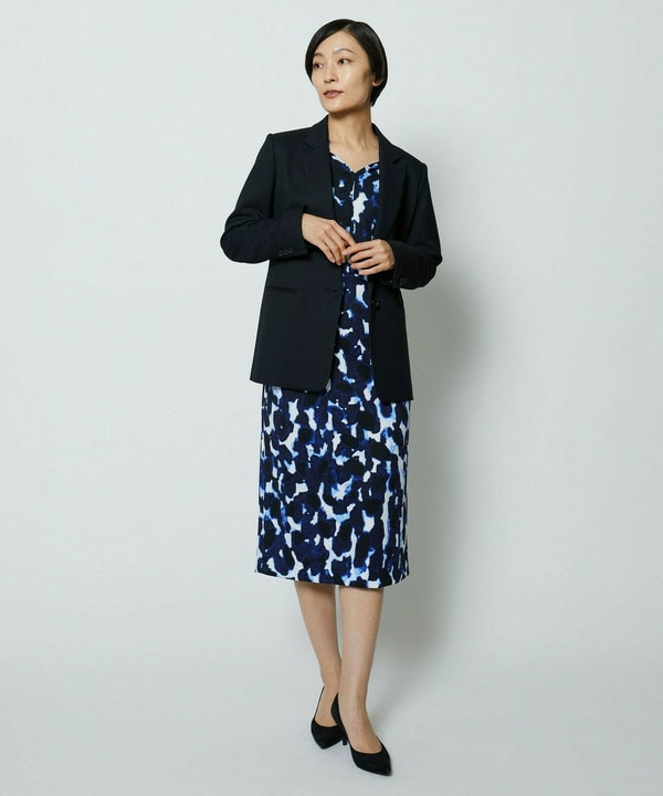 【Lサイズ】wb　ポンチミスティプリントタイトスカート 詳細画像