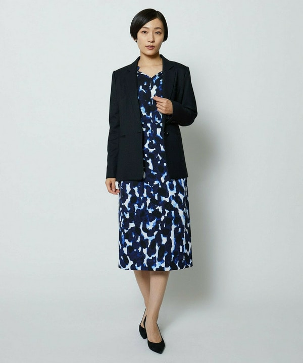 【Lサイズ】wb　ポンチミスティプリントタイトスカート 詳細画像