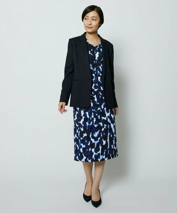 【Lサイズ】wb　ポンチミスティプリントタイトスカート 詳細画像