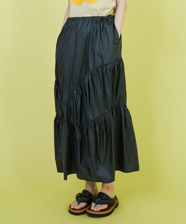 ウェーブスカート 詳細画像 チャコールグレー