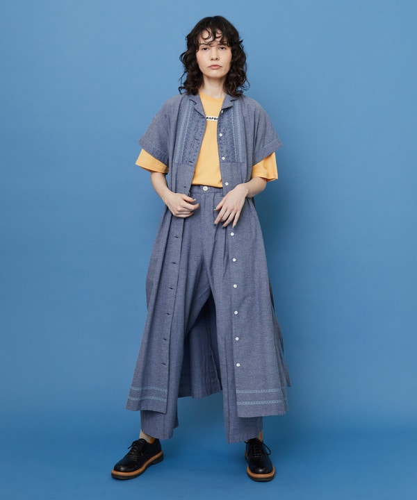 ダガリー ワンピース 詳細画像