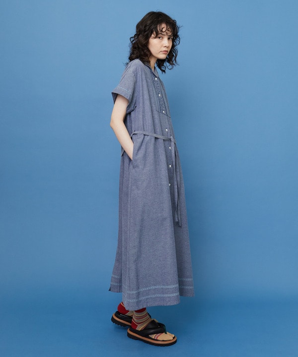 ダガリー ワンピース 詳細画像