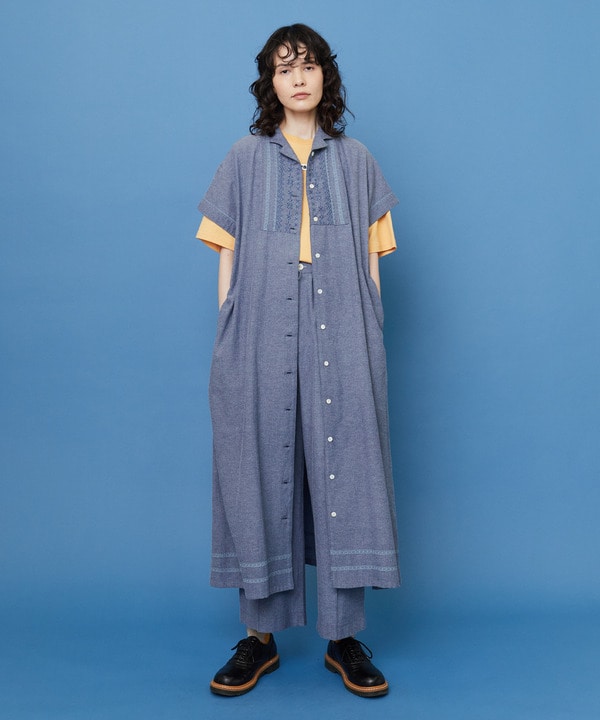 ダガリー ワンピース 詳細画像