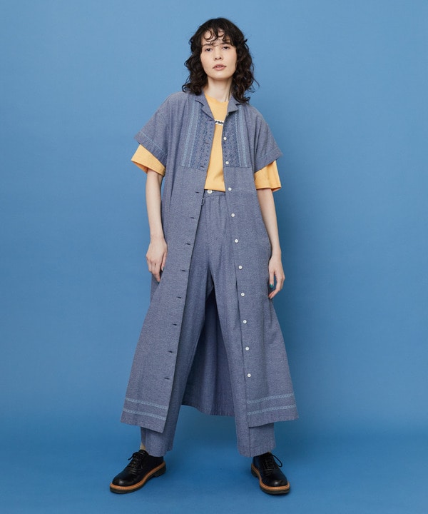 ダガリー ワンピース 詳細画像