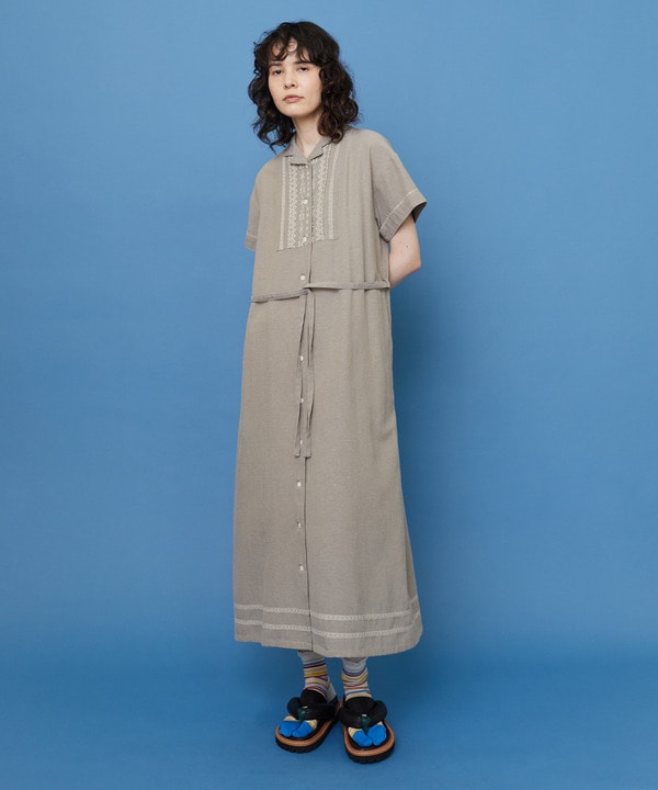 ダガリー ワンピース 詳細画像