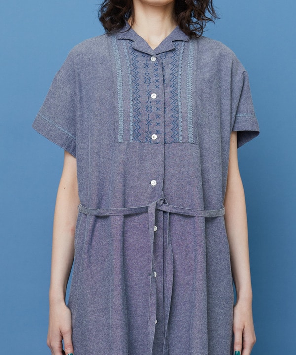 ダガリー ワンピース 詳細画像